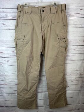 5.11 Tactical Pants Men 34x34 Khaki Style 74369 Pockets Reinforced Knees
